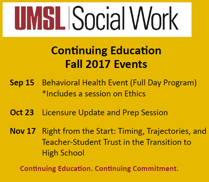 Laurier Social Work Continuing Education designsbymoro